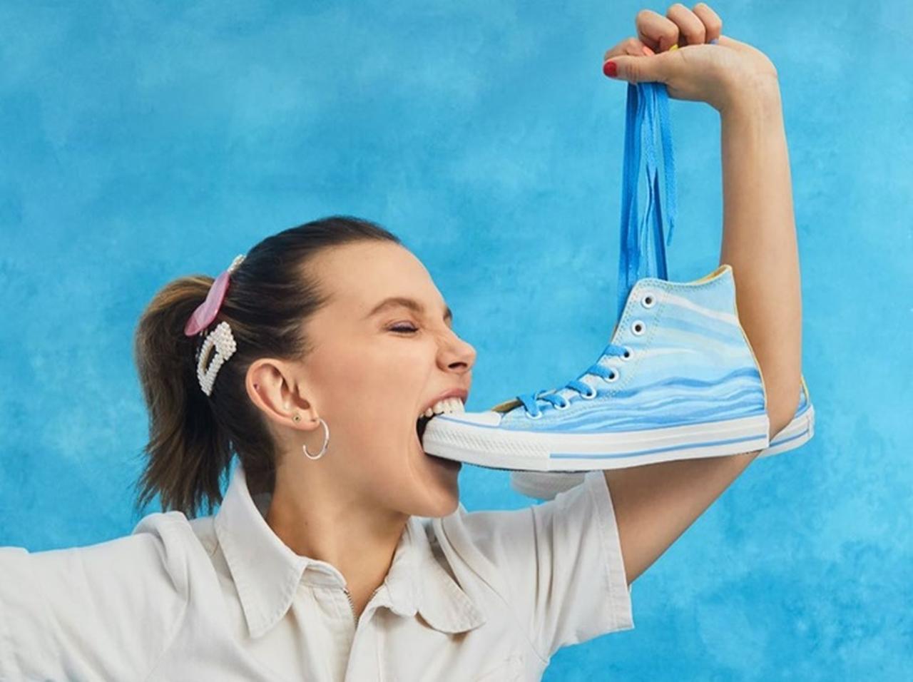 ミリー・ボビー・ブラウン、コンバースとのコラボを発表!オリジナルも作れる