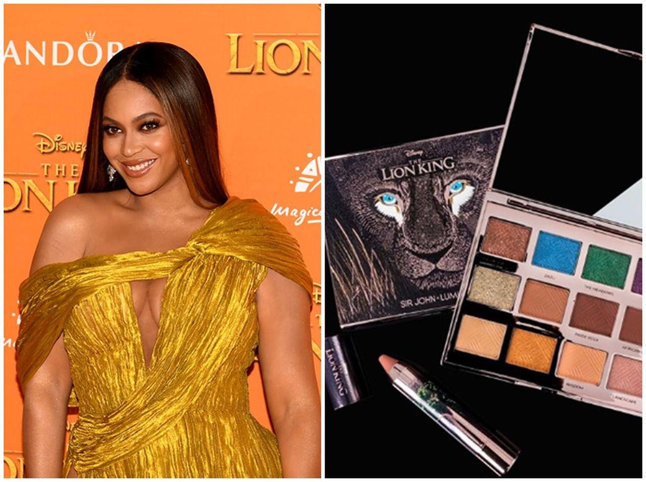 ビヨンセ、『ライオン・キング』とコラボしたコスメでメイク