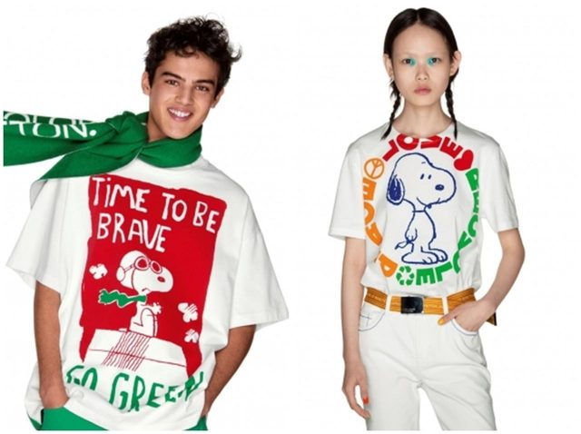 ベネトン、スヌーピーからエコメッセージが込められたコレクション発表