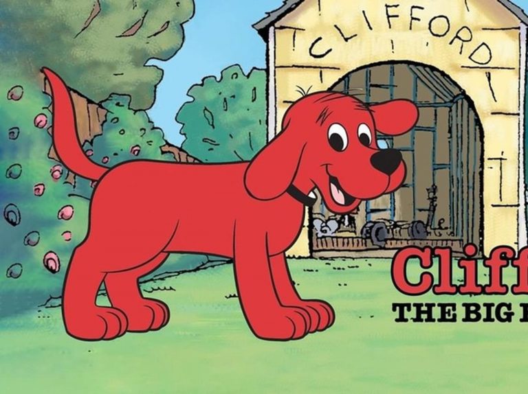 人気絵本『おおきいあかい クリフォード』の実写映画の撮影現場に登場した犬がシュール