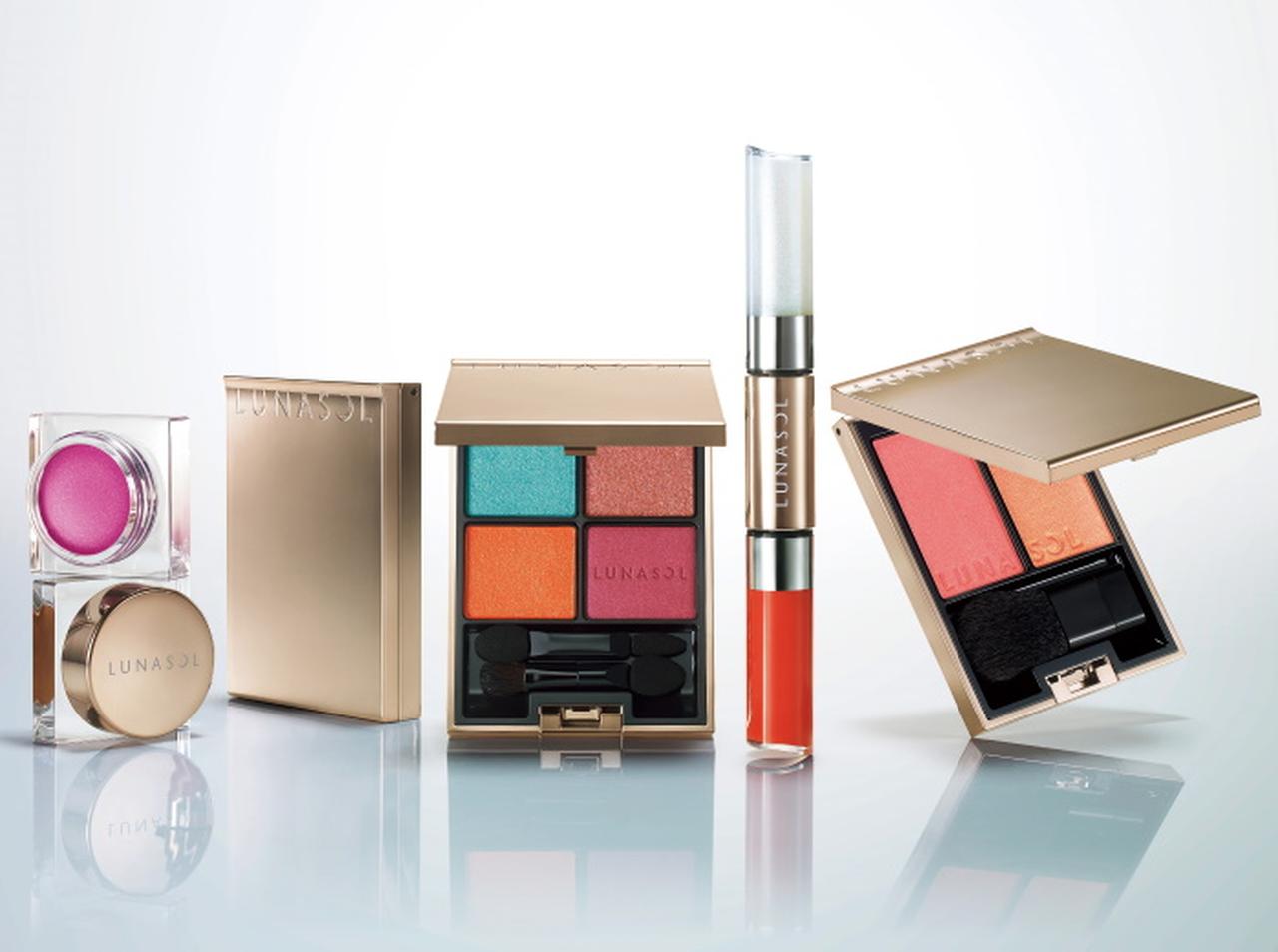 ルナソル、鮮烈な色にオーロラが輝く秋コレクションが発売