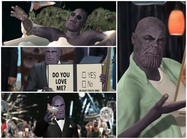 『アベンジャーズ』最凶の敵サノスの「ギャップ萌え」なパロディ画がクセになる