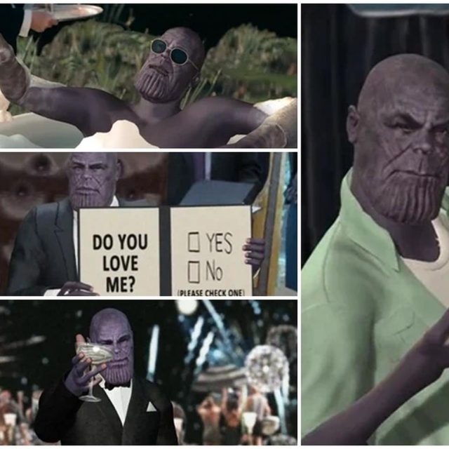 『アベンジャーズ』最凶の敵サノスの「ギャップ萌え」なパロディ画がクセになる
