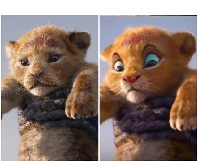 実写『ライオン・キング』に顔だけアニメにした映像のクオリティが高すぎる