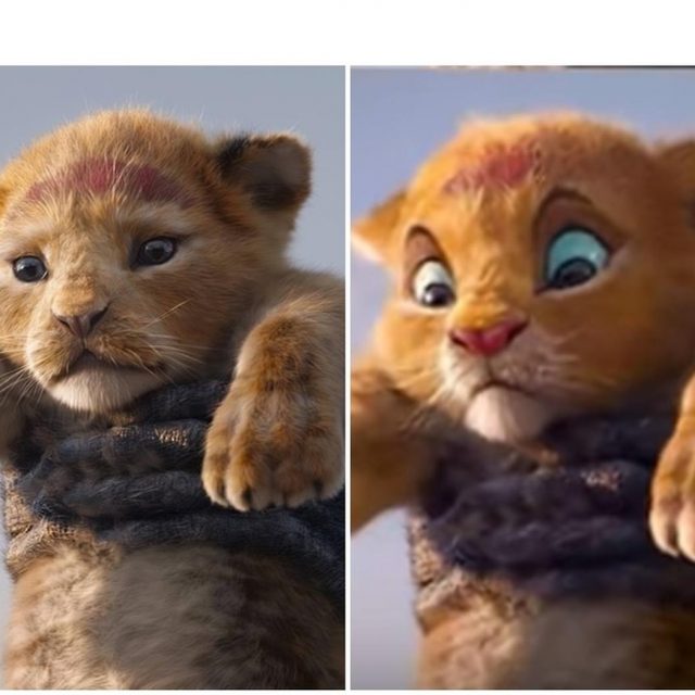 実写『ライオン・キング』に顔だけアニメにした映像のクオリティが高すぎる
