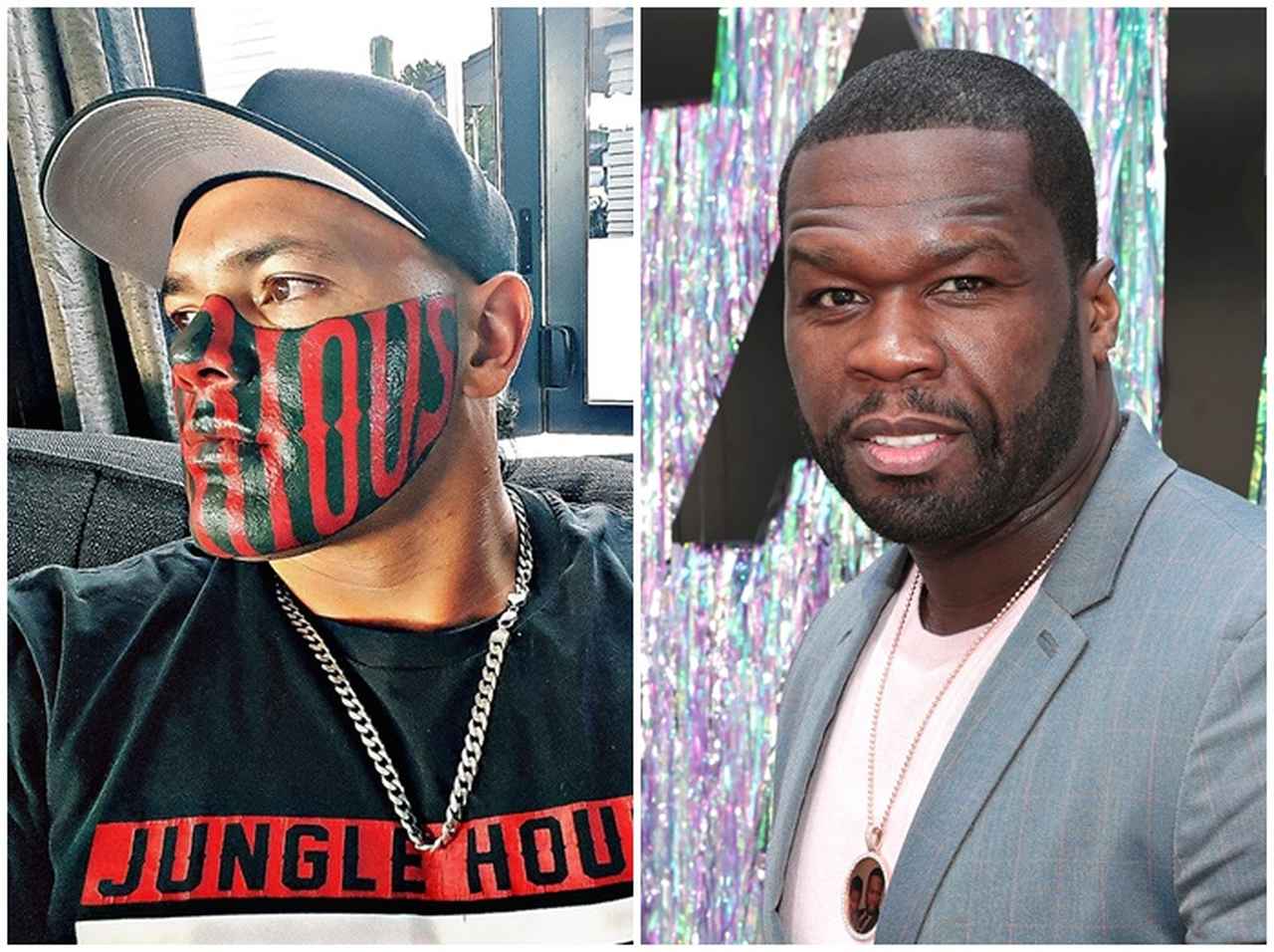 顔面に「悪名高き」とタトゥーを入れた男、50セントにケンカ売る