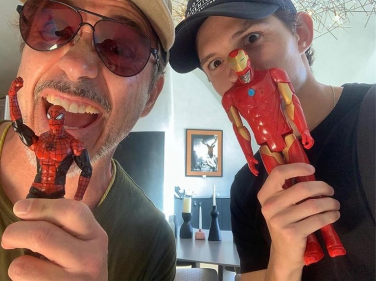 「スパイダーマン騒動」に揺れるトム・ホランド、ロバート・ダウニー・Jr.と再会
