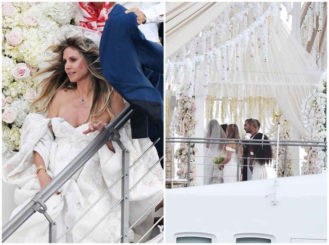 ハイディ・クルムが船上で16歳下のバンドマンと挙式！その時のネックレスに注目