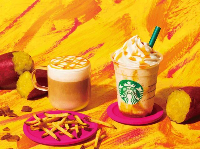 スタバ秋の新作は「スイート ポテト」フラペチーノ＆マキアート