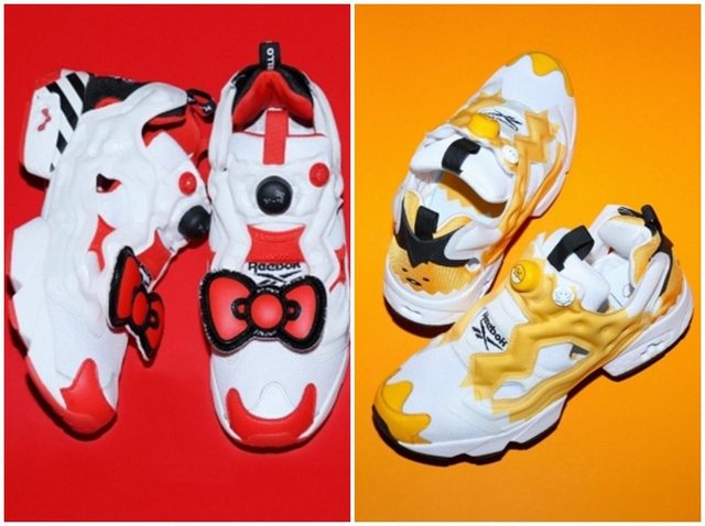 リーボックの名作インスタポンプフューリー×ハローキティ＆ぐでたまがコラボ！