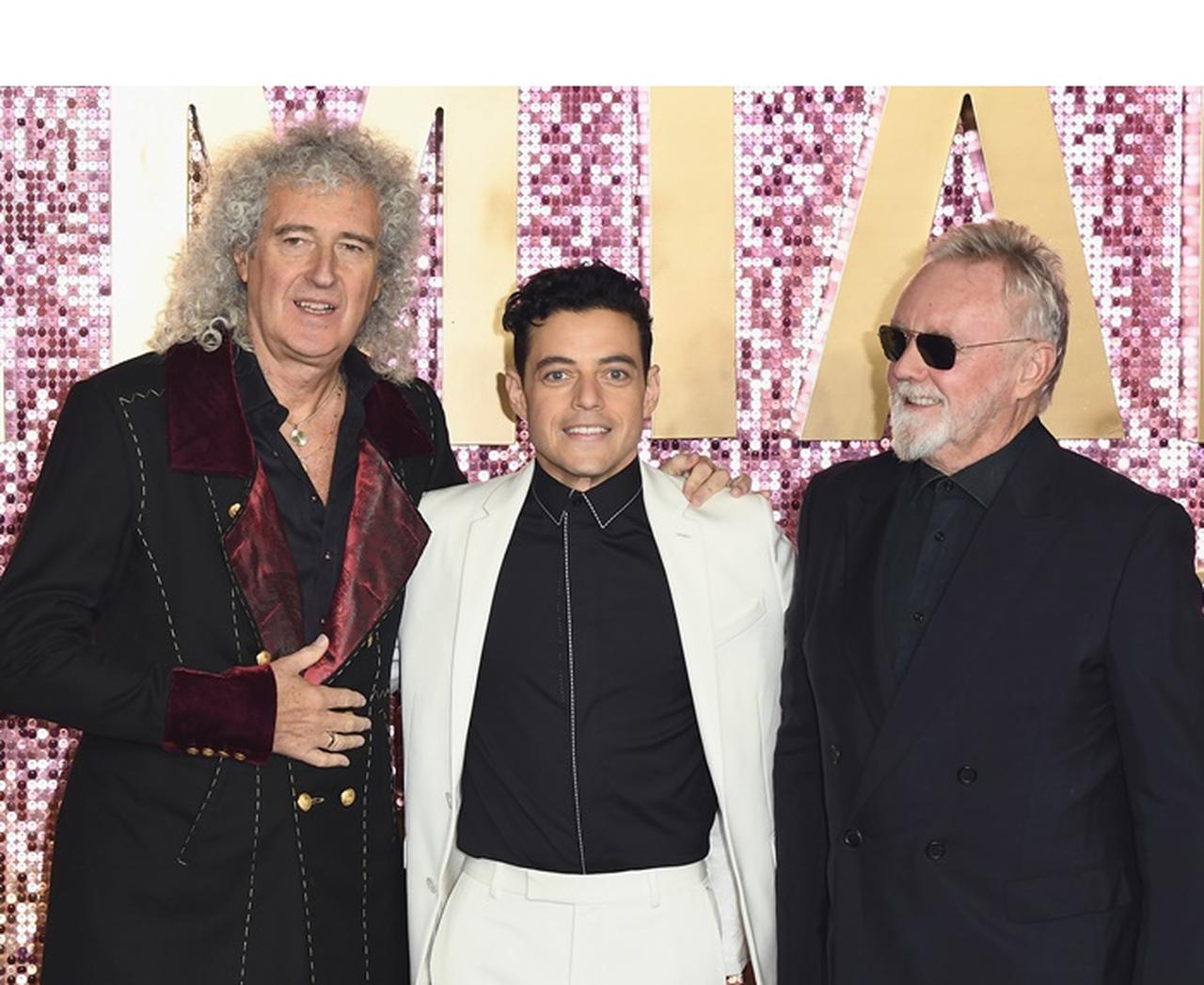 『ボヘミアン・ラプソディ』のラミ・マレック、久々にクイーンのメンバーと再会