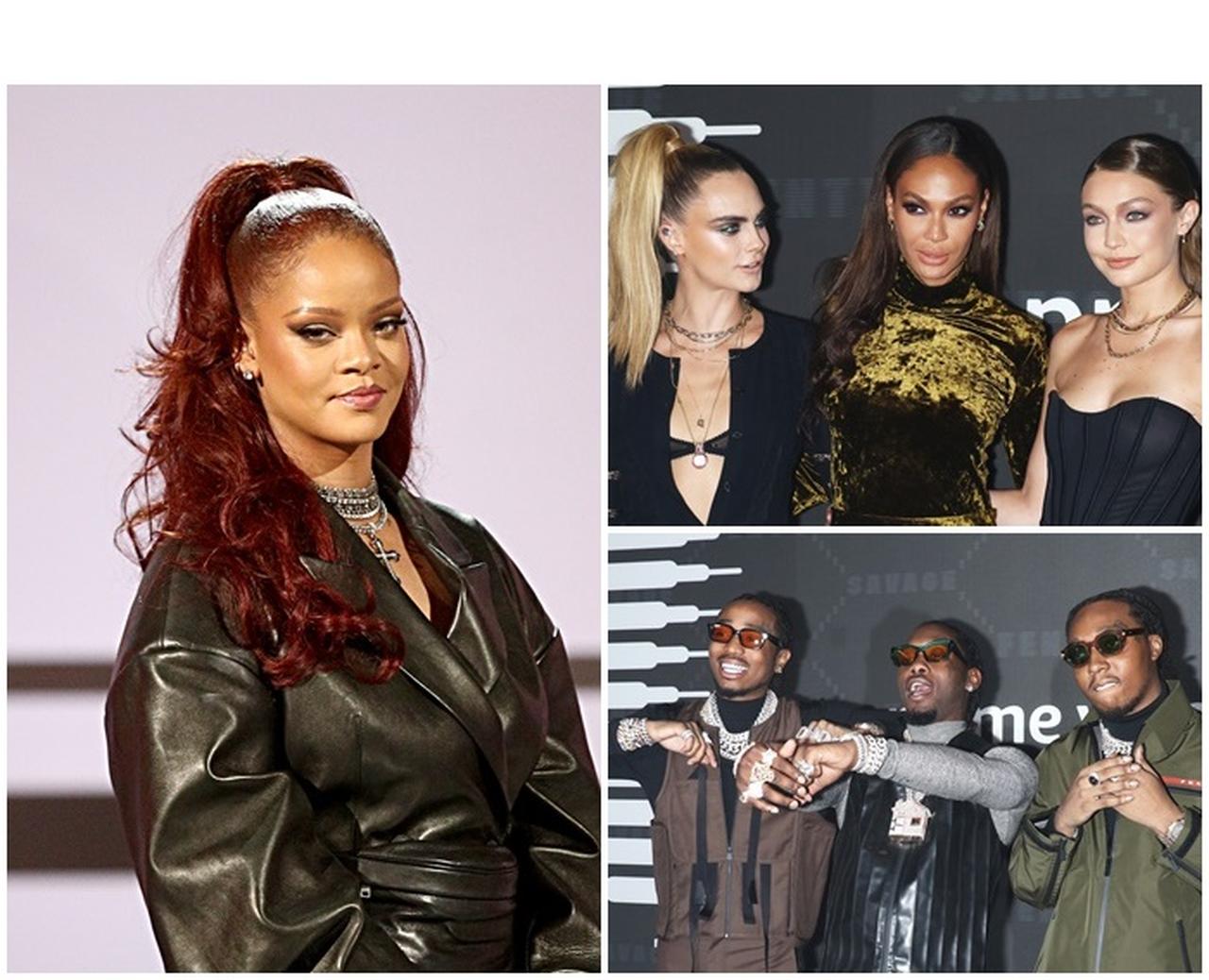 リアーナの人脈が100%発揮されたファッションショーに人気セレブ30人以上が集結