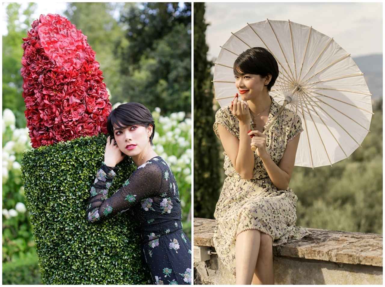 NARSのフィレンツェのイベントに、アンバサダーの森星が参加