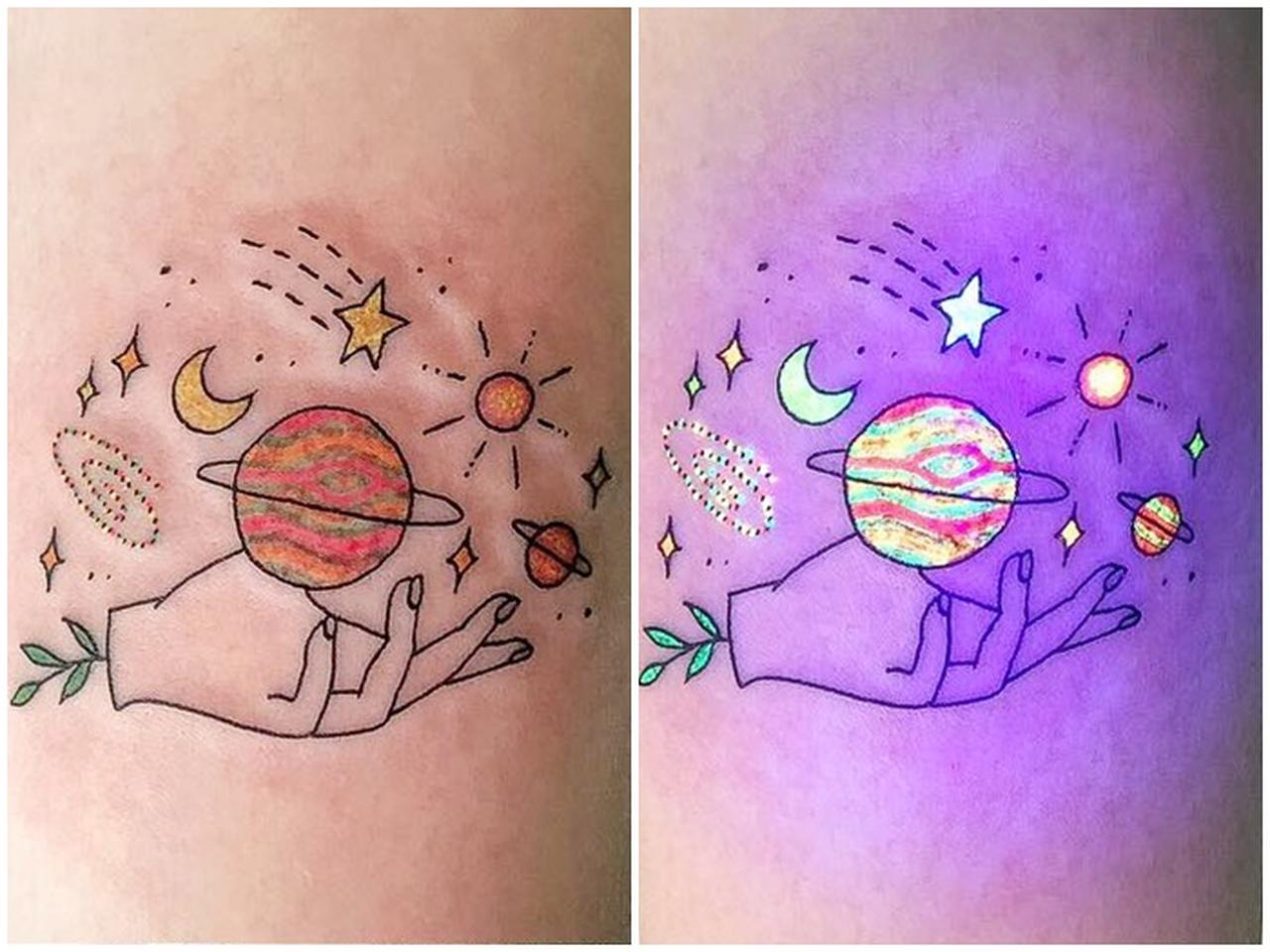 タトゥーは光る時代へ!オシャレな「グロウ・タトゥー」をチェック