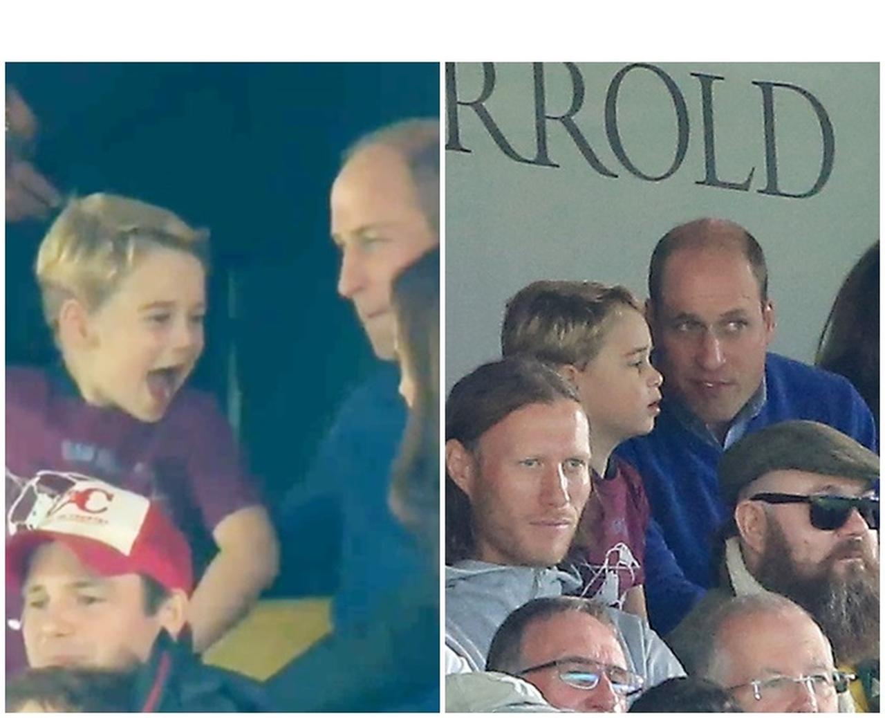 ジョージ王子、サッカー観戦でテンションの上がり方が尋常じゃない