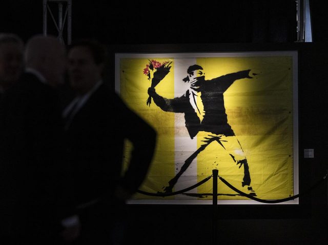 バンクシーの作品が「1000円」で買えるオンラインショップ、富裕層は参加するなと警告