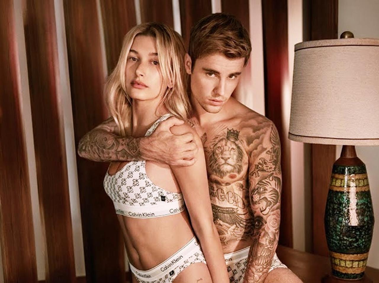 ジャスティン・ビーバー&ヘイリー・ビーバー、カルバン・クライン広告で初の夫婦共演