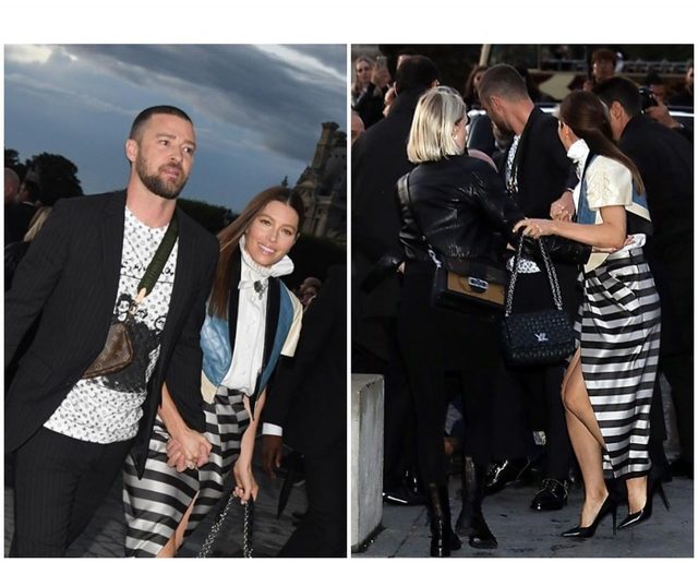 ジャスティン・ティンバーレイク、ショーの入り口で足首を掴まれる【写真アリ】