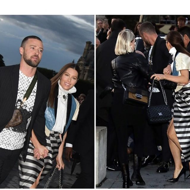 ジャスティン・ティンバーレイク、ショーの入り口で足首を掴まれる【写真アリ】