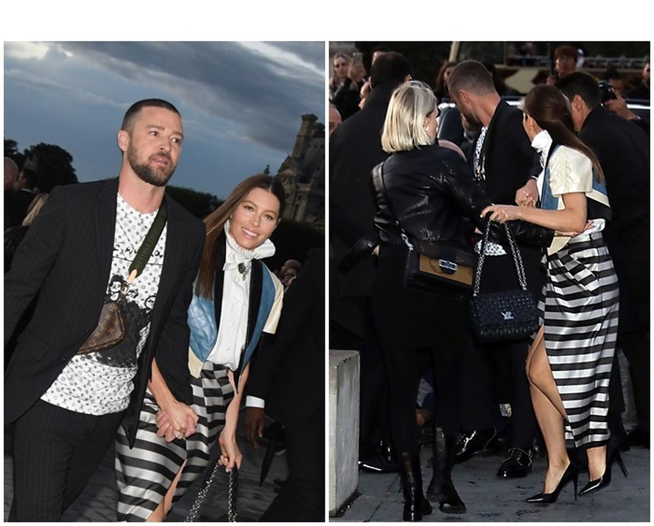 ジャスティン・ティンバーレイク、ショーの入り口で足首を掴まれる【写真アリ】