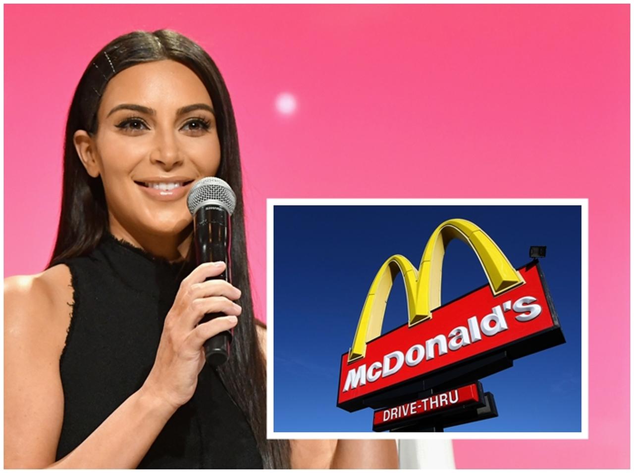 年収60億円のキム・カーダシアン、ダル着で「100円マック」をお持ち帰り