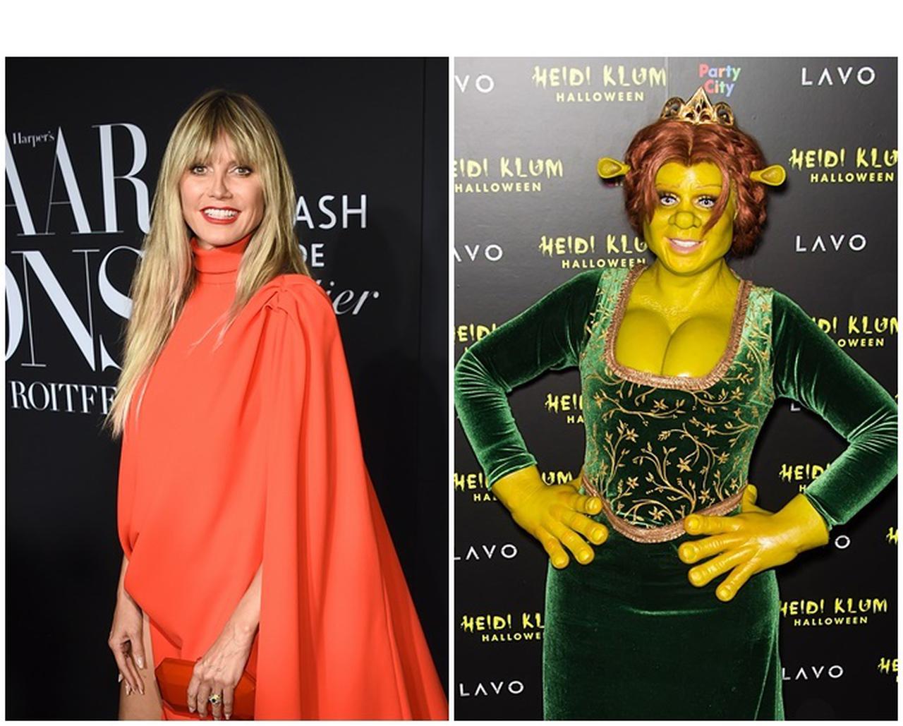 「ハロウィンの女王」の異名を持つハイディ・クルムが仮装の一部をお披露目