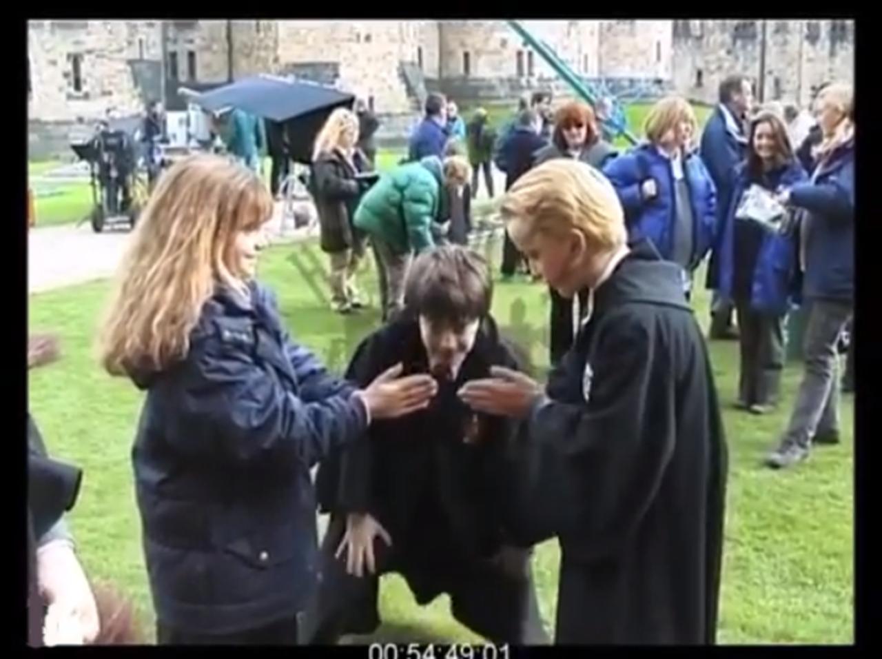 『ハリー・ポッター』時代のハリー、ハーマイオニー、マルフォイの可愛すぎる映像が公開