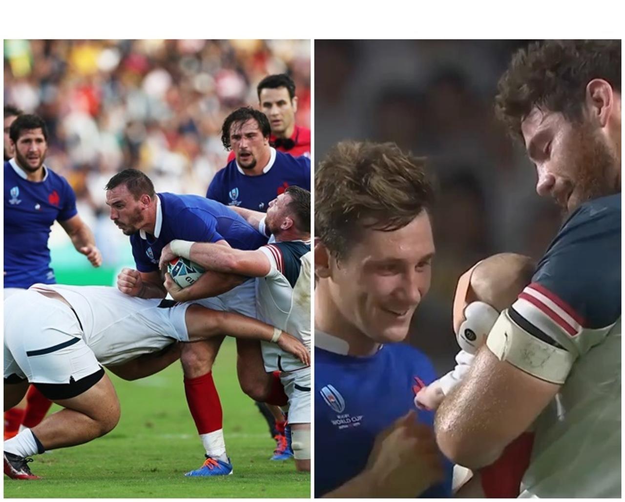 ラグビーW杯、アメリカ代表とフランス代表の選手を繋いだのは1人の赤ちゃん