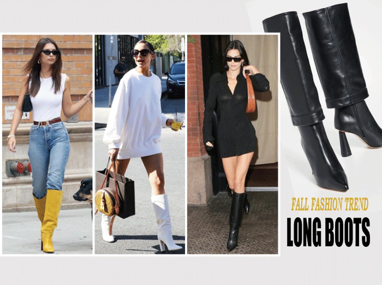 この秋「ロングブーツ」がついにカムバック!人気モデルのコーデを拝見