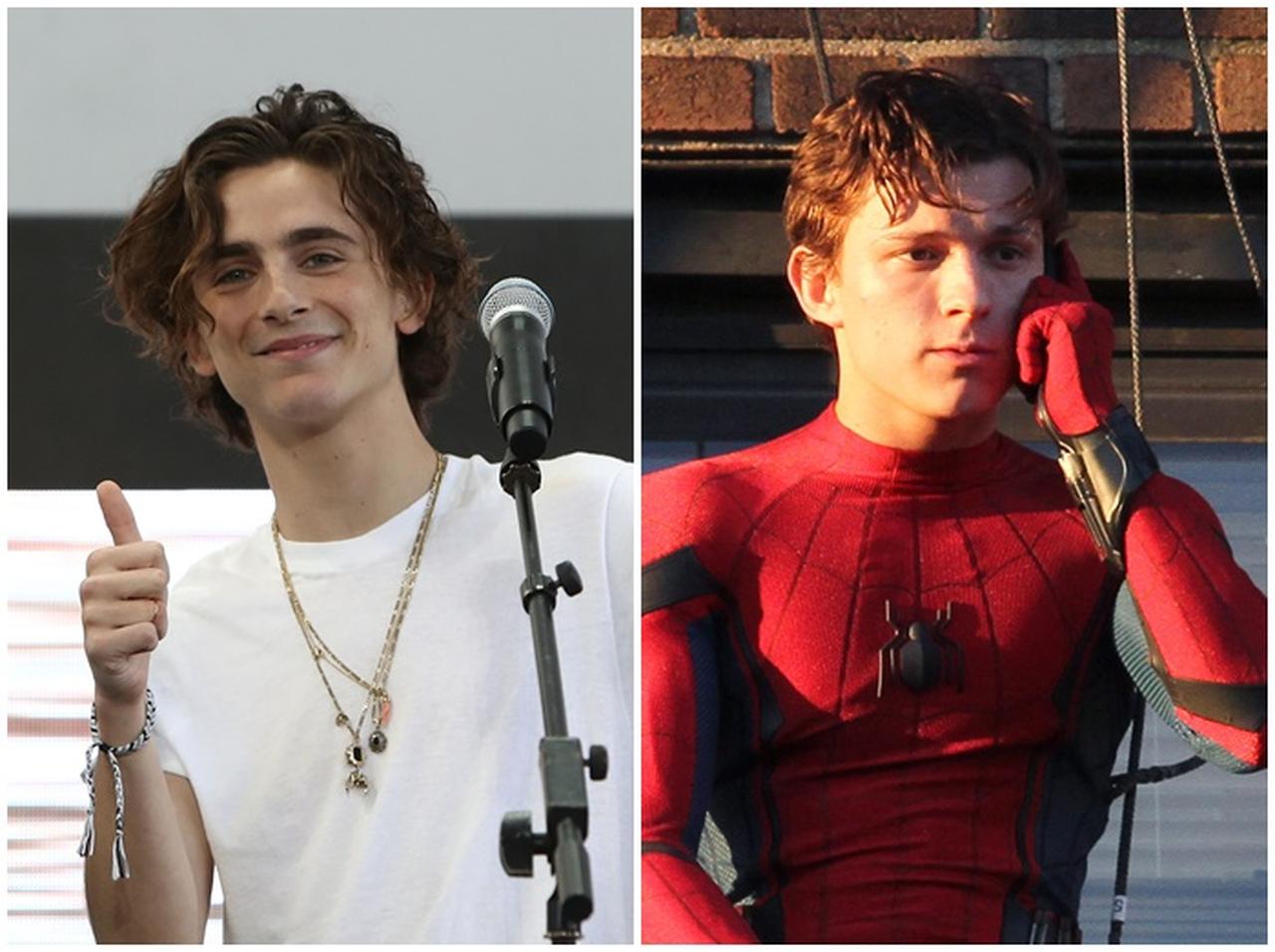 ティモシー・シャラメ、『スパイダーマン』のトム・ホランドに間違えられる