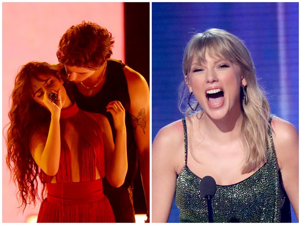 ショーン・メンデス＆カミラ・カベロ、濃厚すぎる「絡み」にテイラーの『表情』が…【AMA2019】