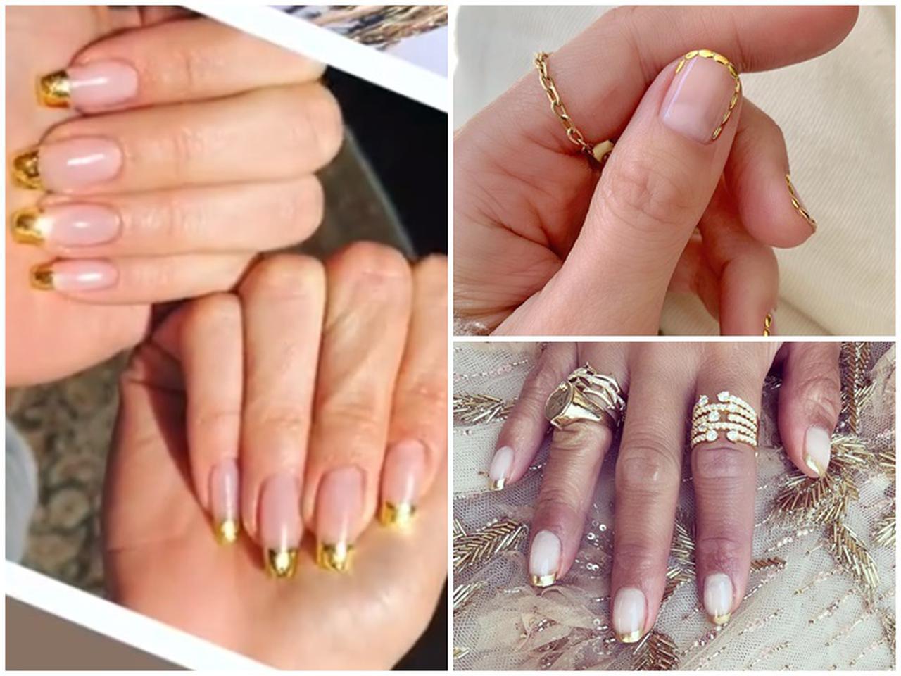 いますぐ真似したくなる！「ゴールド・フレンチネイル」が可愛すぎる