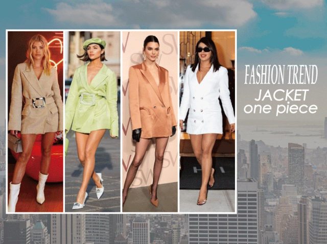 「ジャケットワンピ」が海外でヒット！クールで女前な着こなしをチェック