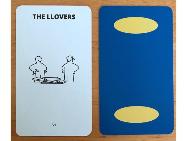 イケアの説明書のようなタロットカードがかわいすぎる
