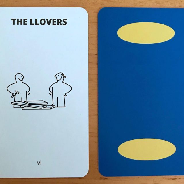 イケアの説明書のようなタロットカードがかわいすぎる