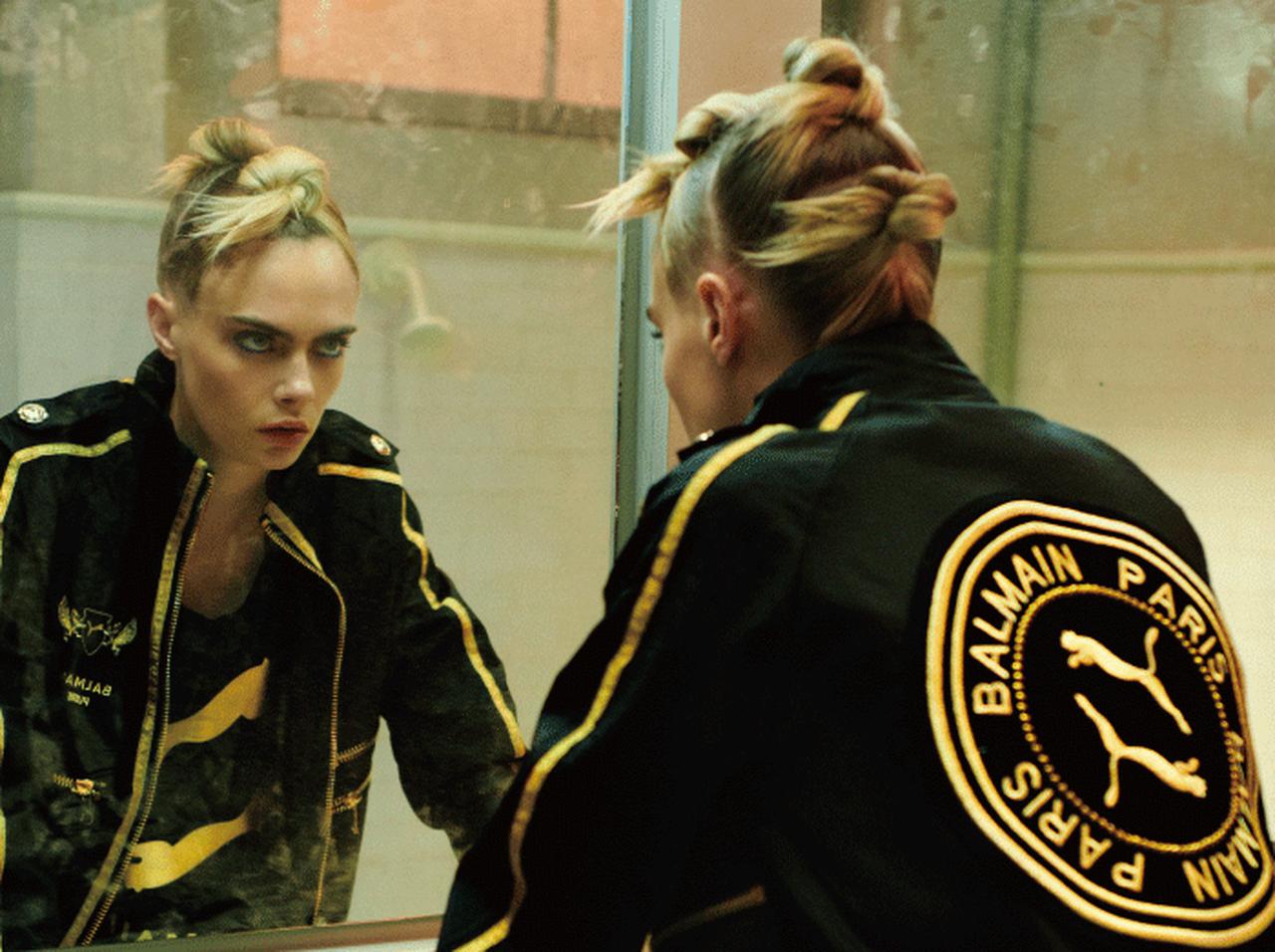 プーマ×バルマン、カーラ・デルヴィーニュが手掛ける初のコラボ