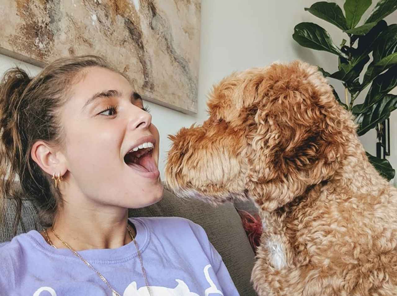 テイラー・ヒル、愛犬への愛が溢れすぎて「超全力」で『愛情表現』