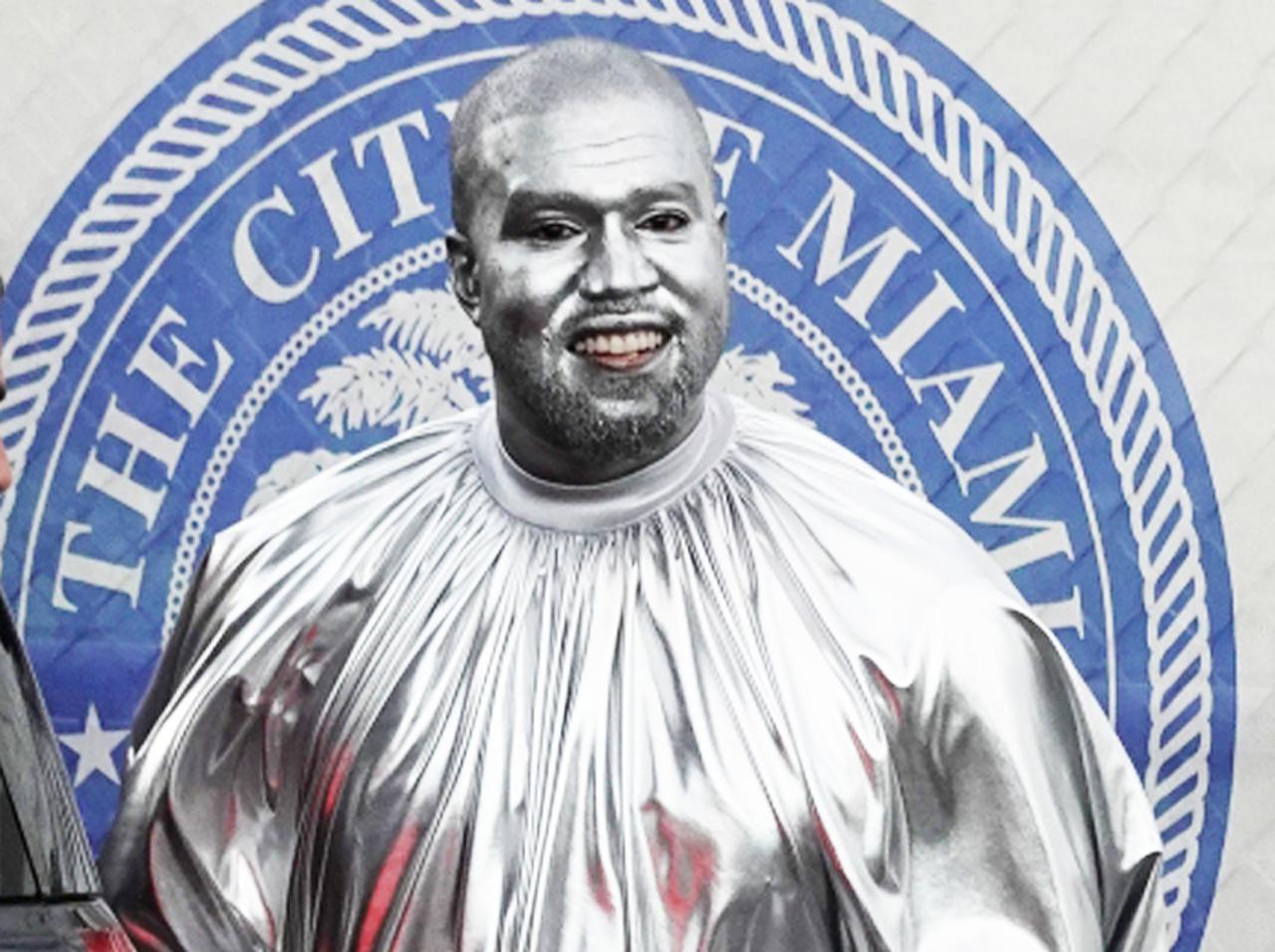 カニエ・ウェスト、異色の「銀塗りオペラ」が壮観