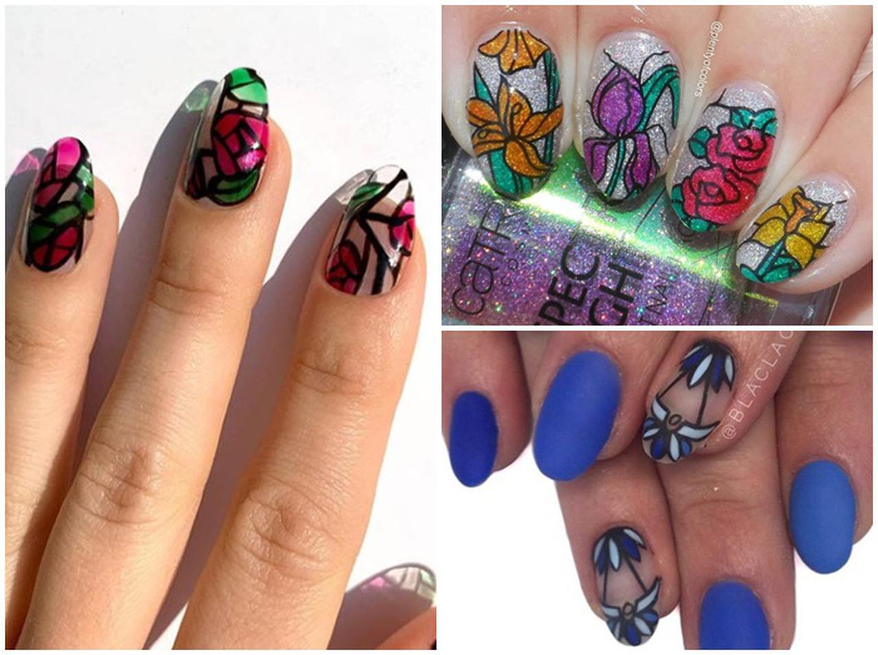 ひと目惚れの本命ネイル！「ステンドグラス・ネイル」がかわいい