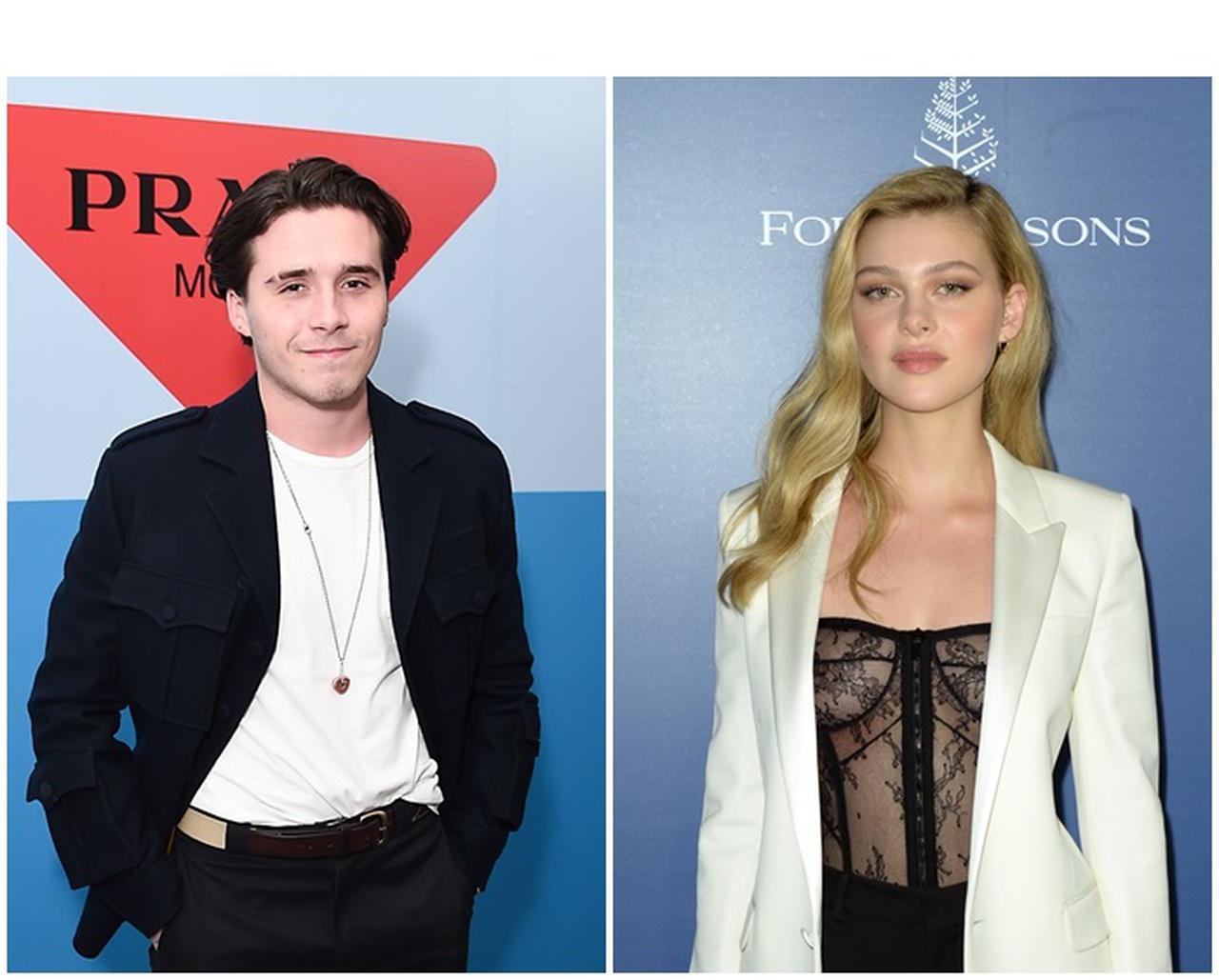 ブルックリン・ベッカム、ニコラ・ペルツとペアルックでイチャイチャ