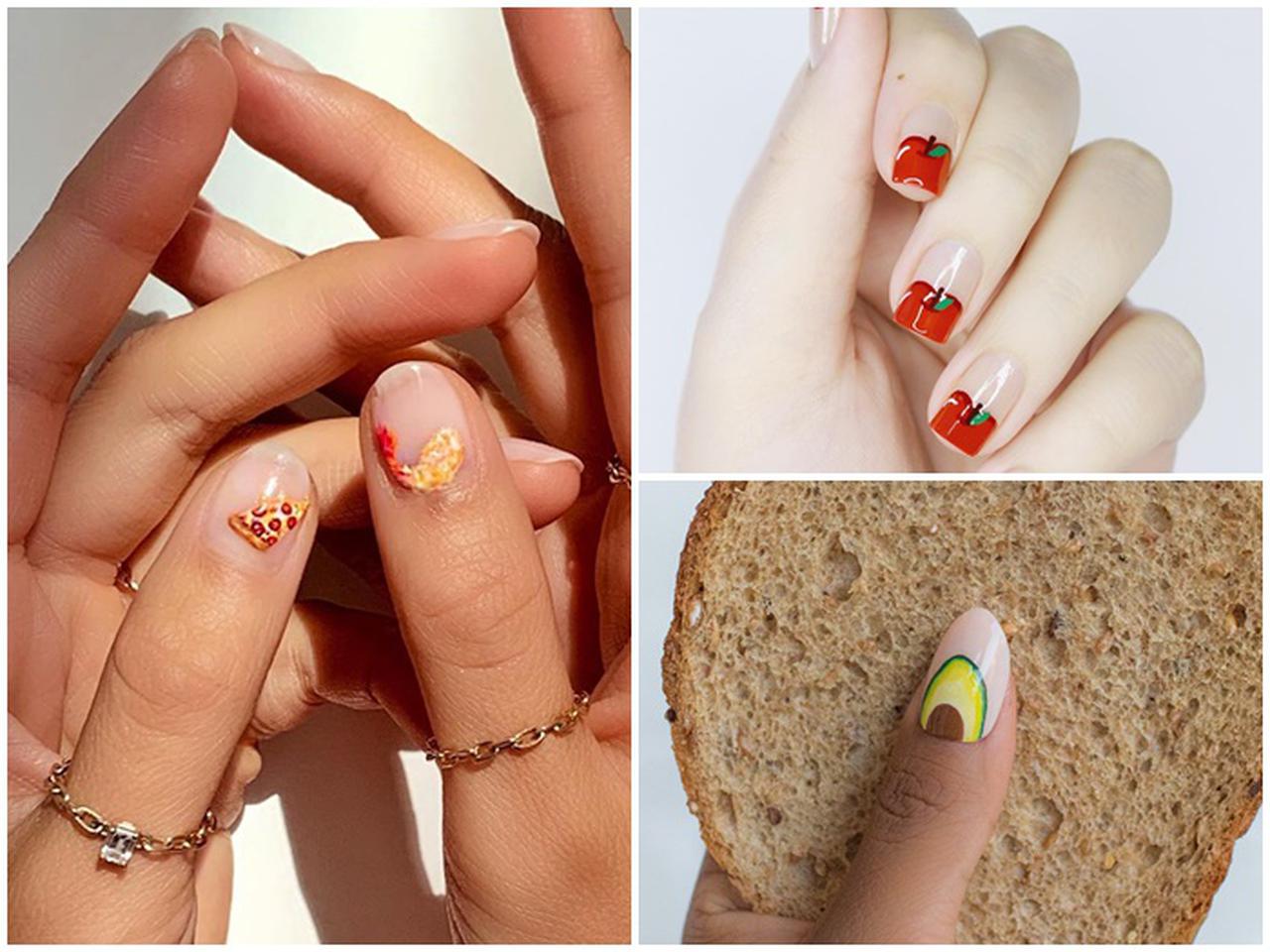 腹ペコ注意！オシャレで可愛すぎる「フード・ネイル」をチェック