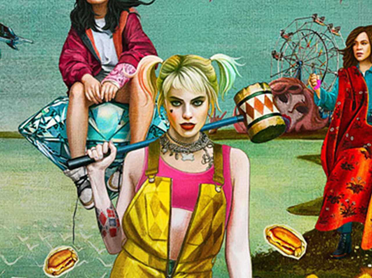 『ハーレイ・クインの華麗なる覚醒』から、ハイテンションな新ビジュアルが到着！