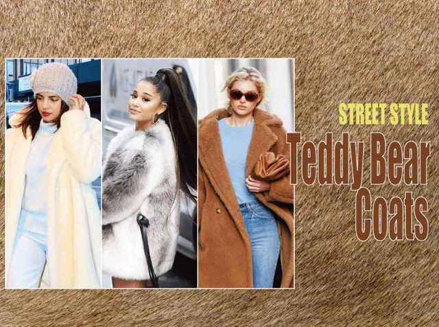 もふもふの「テディベア・コート」が、今年セレブにNo.1人気！