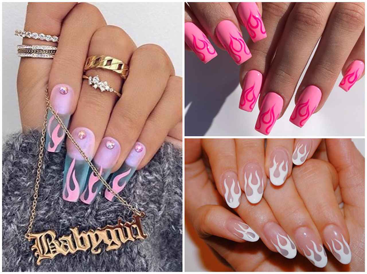 刺激的なかわいさ!海外の「ファイヤーネイル」をチェック