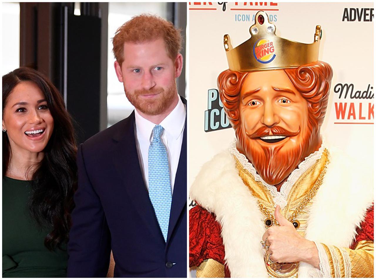 「ハンバーガー界の王族」バーガーキングがヘンリー王子とメーガン妃をバイトに誘う