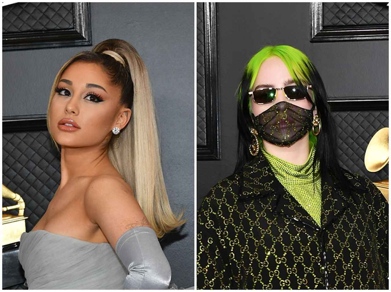 アリアナ・グランデ、ビリー・アイリッシュに駆け寄って再会を喜ぶ【グラミー賞】