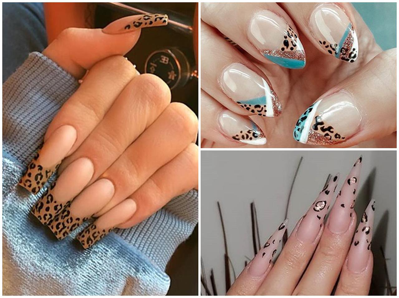 フレンチネイルに「レオパード柄」が今っぽかわいい!