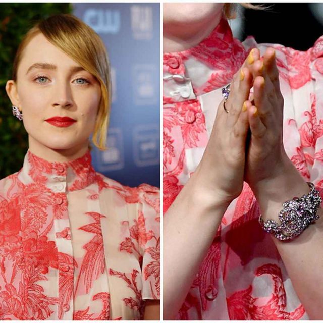 注目の女優シアーシャ・ローナン、日本発NIWAKAのジュエリー愛用