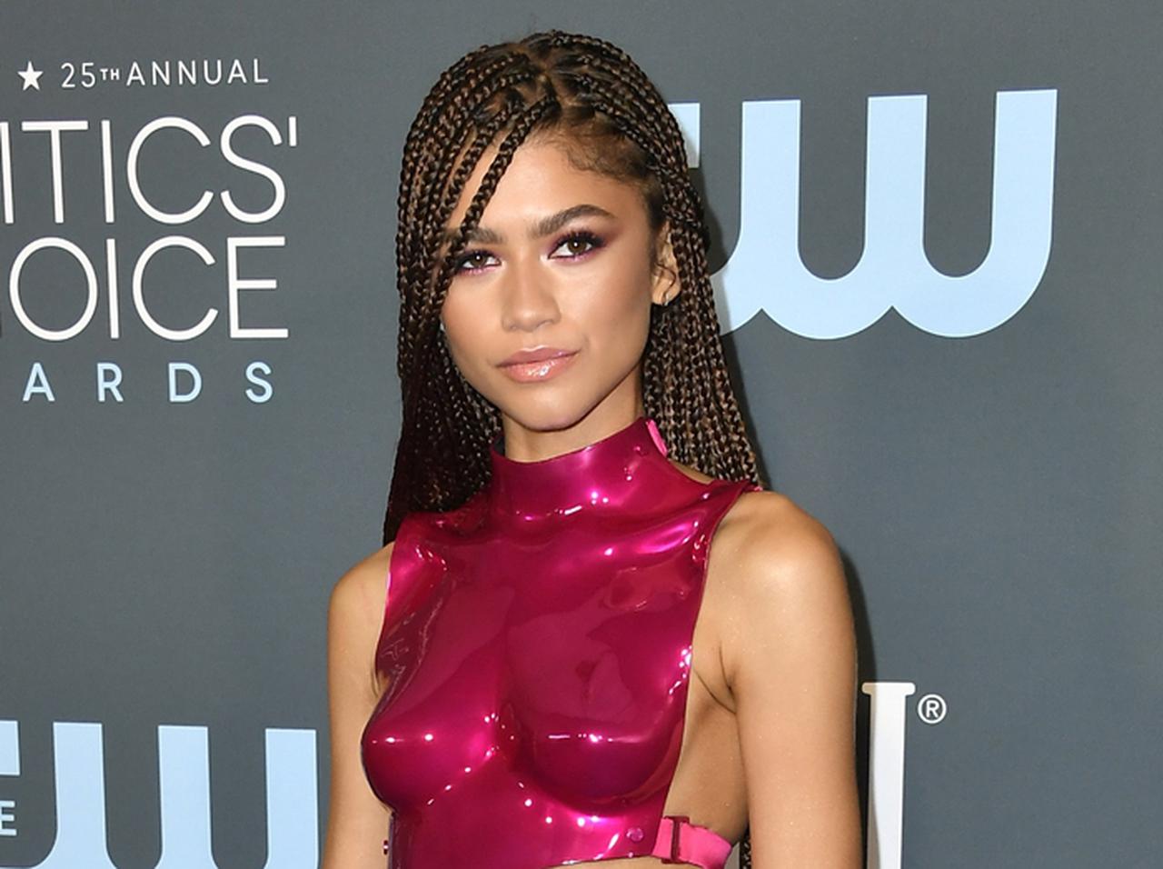 ゼンデイヤ、お値段165万円のメタリックトップスの着こなしが「さすが」