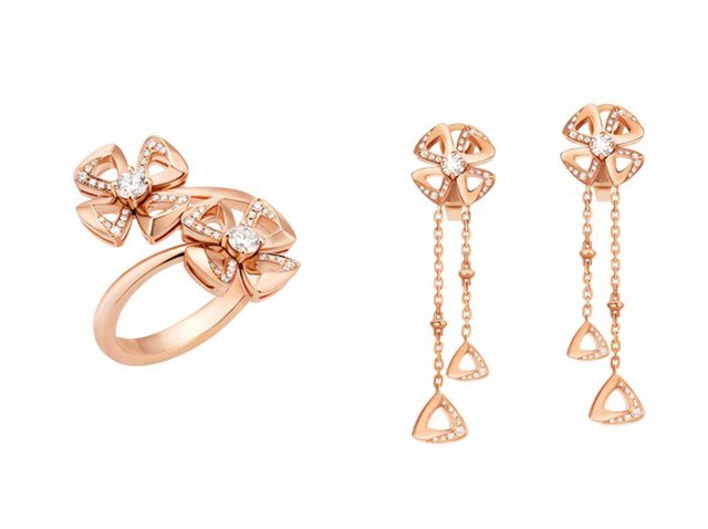 ブルガリから、可憐な花モチーフの新作ジュエリーが登場